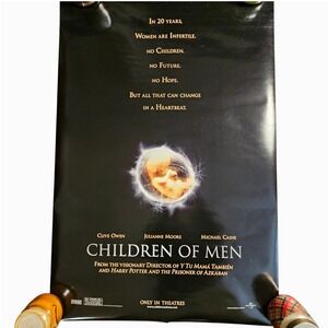 Children of Men 2006 Original Advance Movie Poster 27x40 Clive Owen D/S